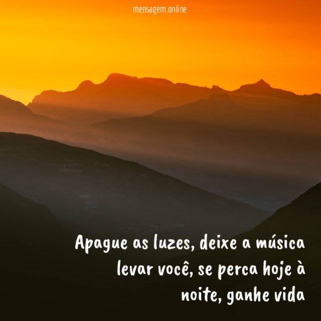 Apague as luzes