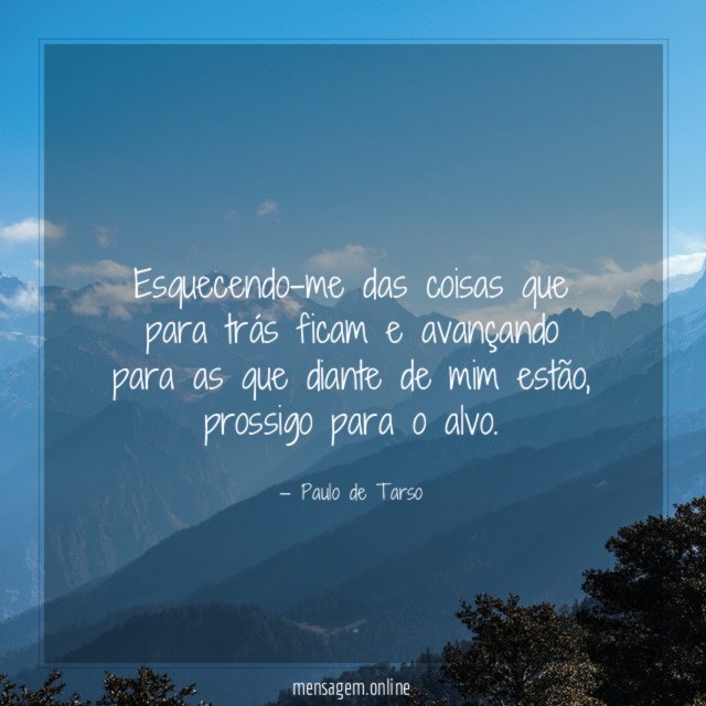 Esquecendo-me das coisas que para trás ficam