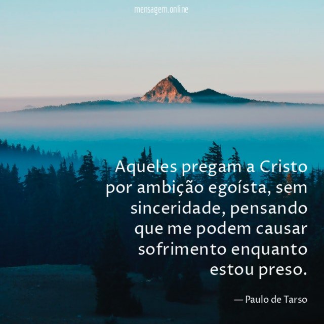 Aqueles pregam a Cristo por ambição egoísta