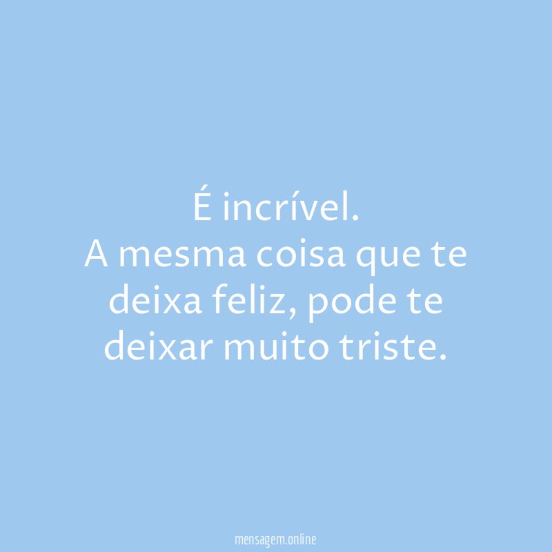 É incrível