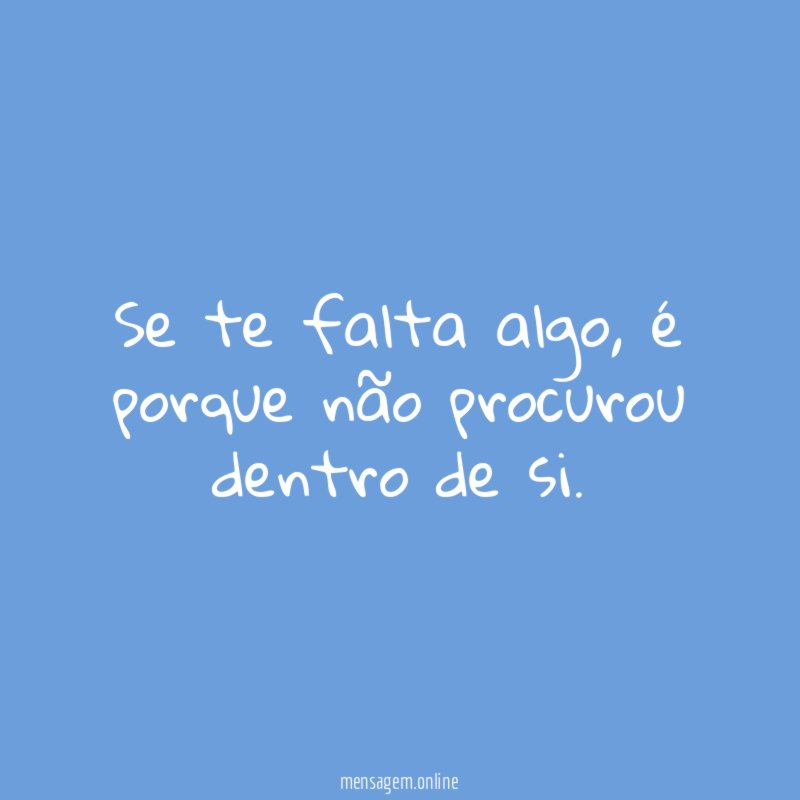 Se te falta algo