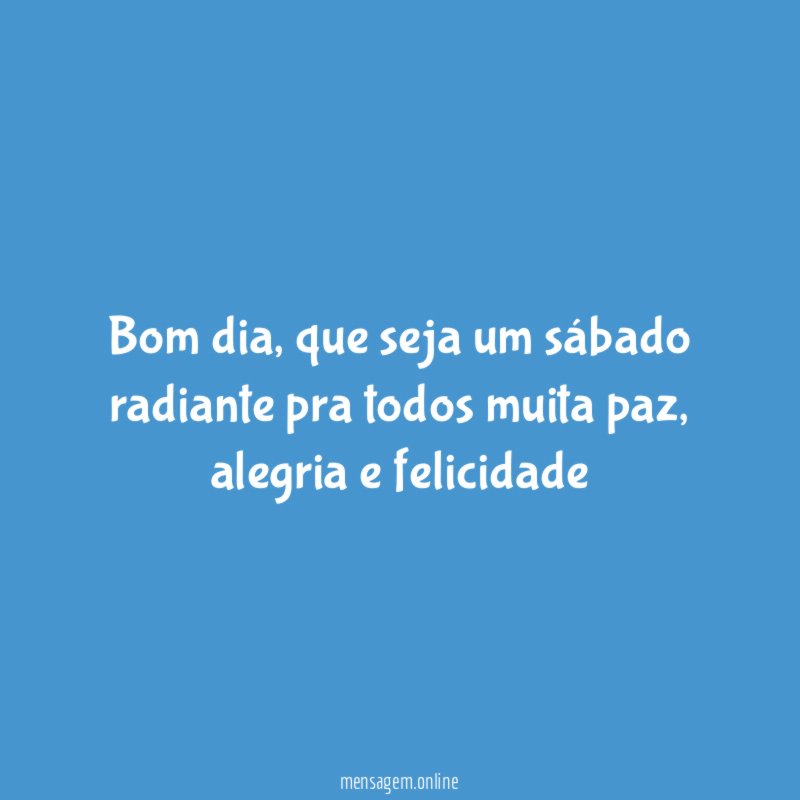 Bom dia