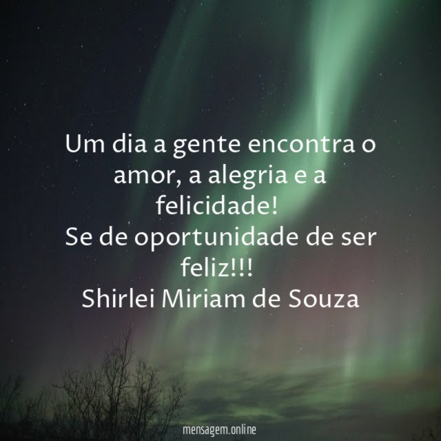 Um dia a gente encontra o amor