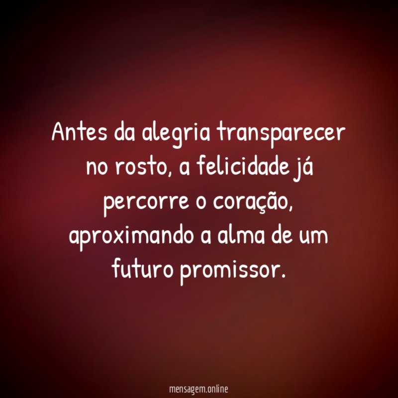 Antes da alegria transparecer no rosto