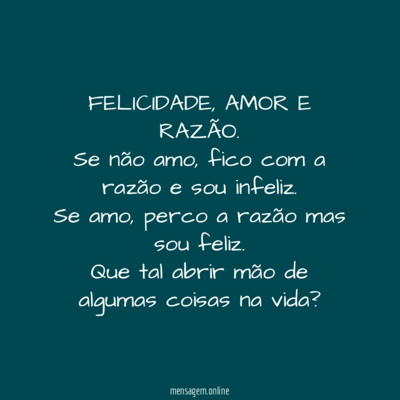 FELICIDADE