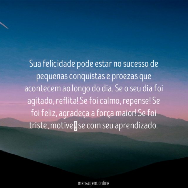 Sua felicidade pode estar no sucesso de pequenas