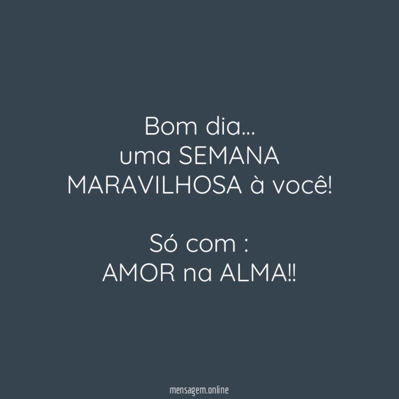 Bom dia