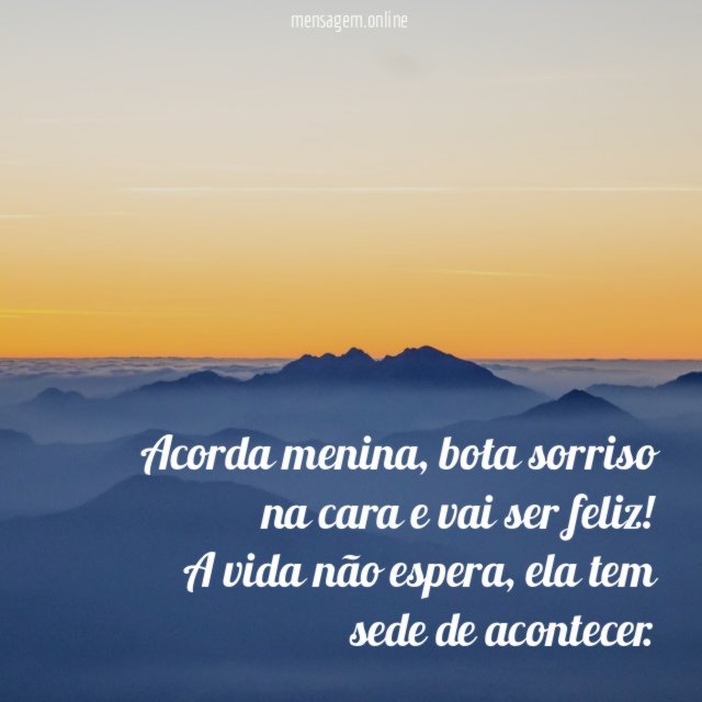 Acorda menina
