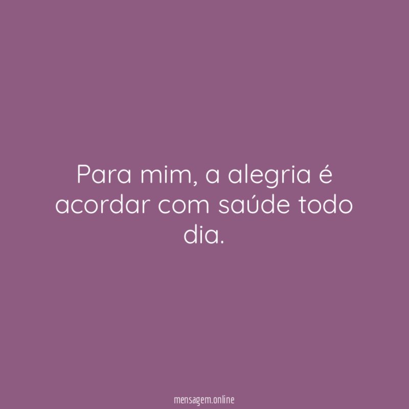 Para mim