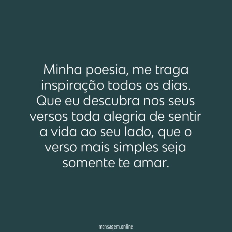 Minha poesia