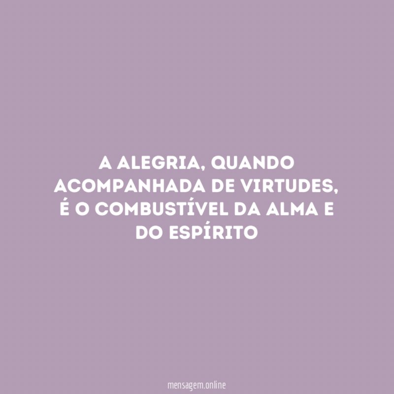 A alegria