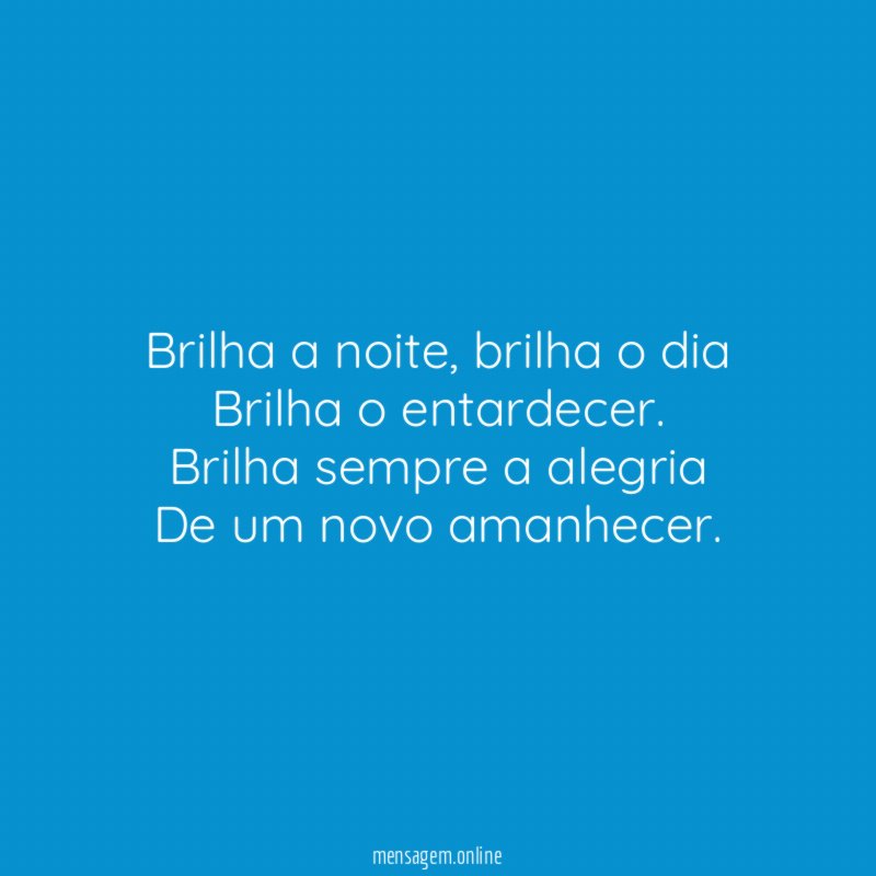 Brilha a noite