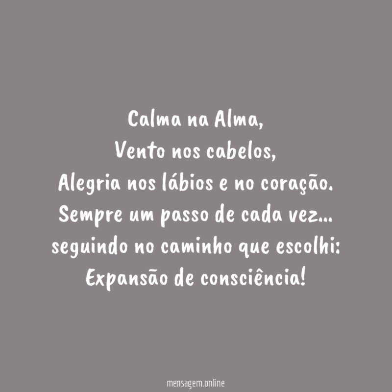 Calma na Alma