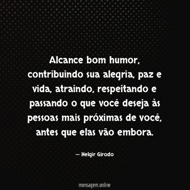 Alcance bom humor