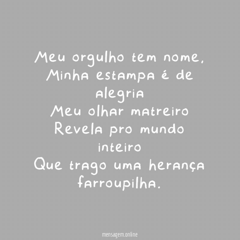 Meu orgulho tem nome