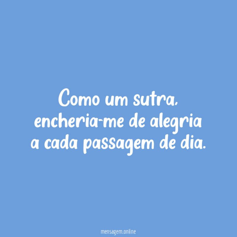 Como um sutra
