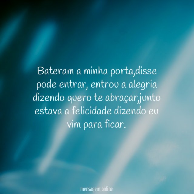 Bateram a minha porta
