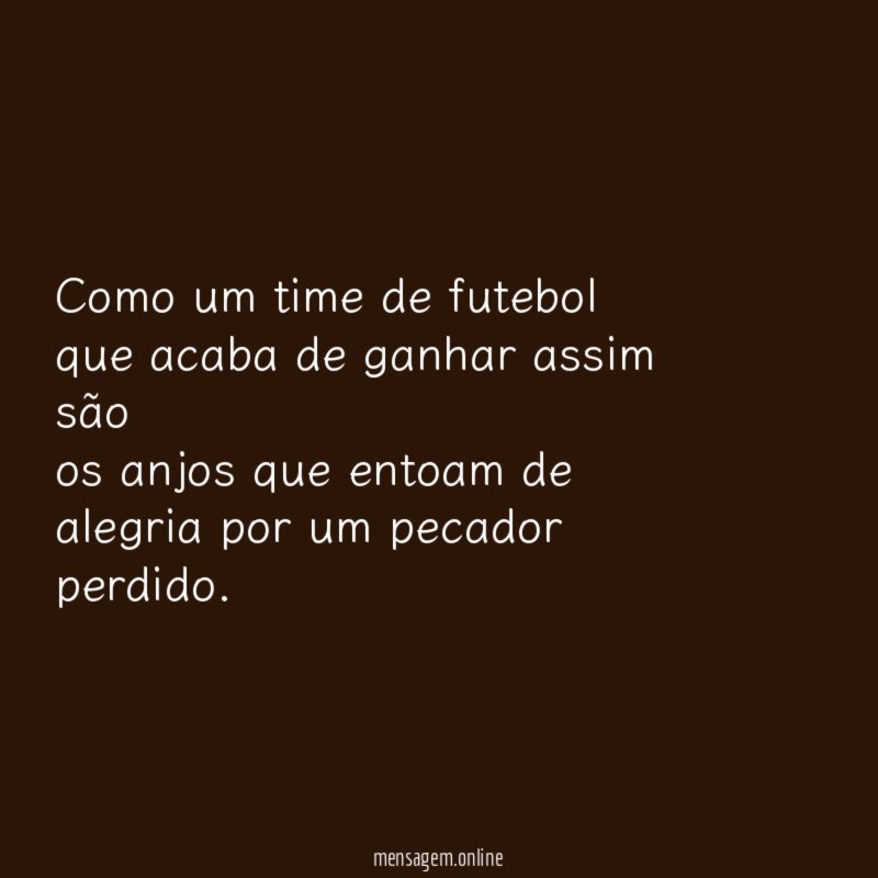 Como um time de futebol que acaba de