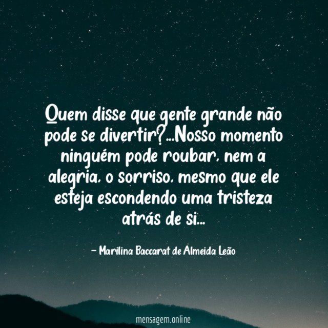 Quem disse que gente grande não pode se divertir