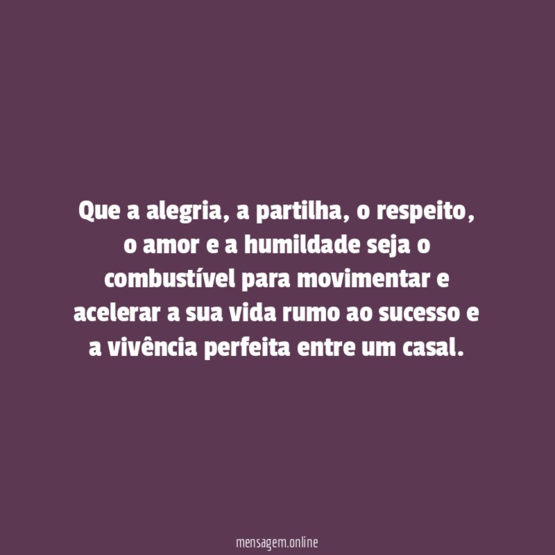 Que a alegria