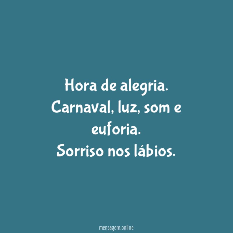 Hora de alegria