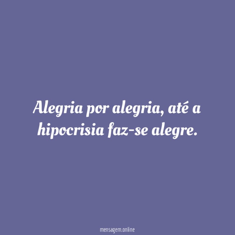 Alegria por alegria