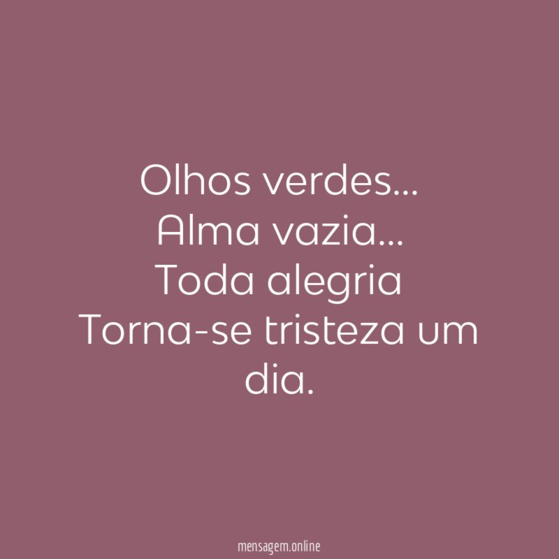 Olhos verdes