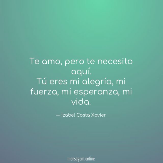Te amo