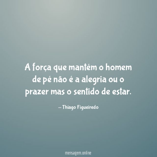 A força que mantém o homem de pé