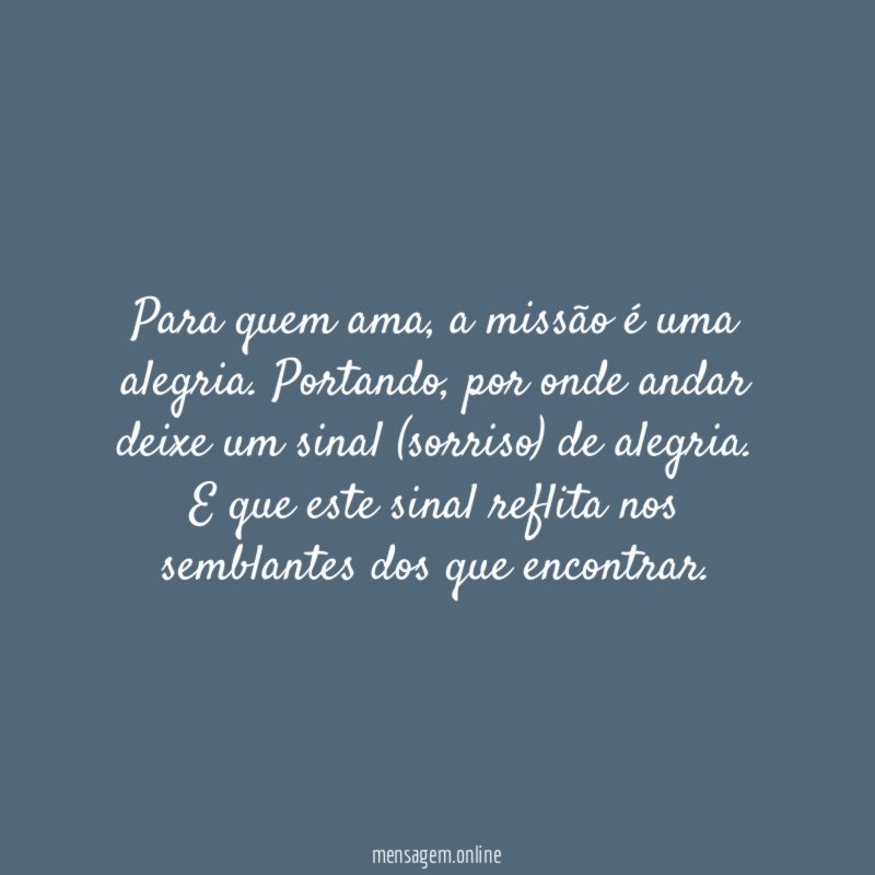Para quem ama