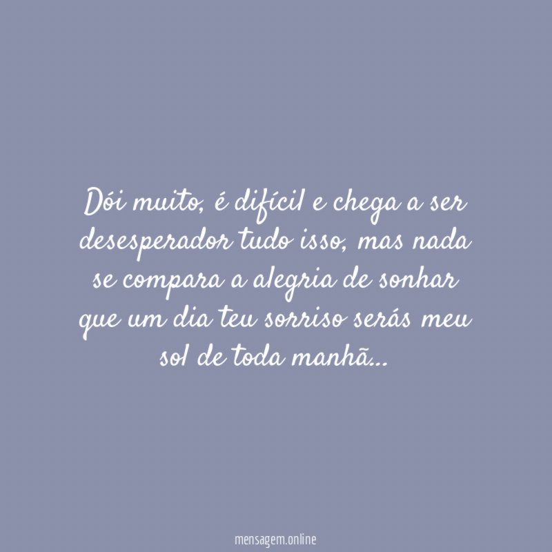 Dói muito