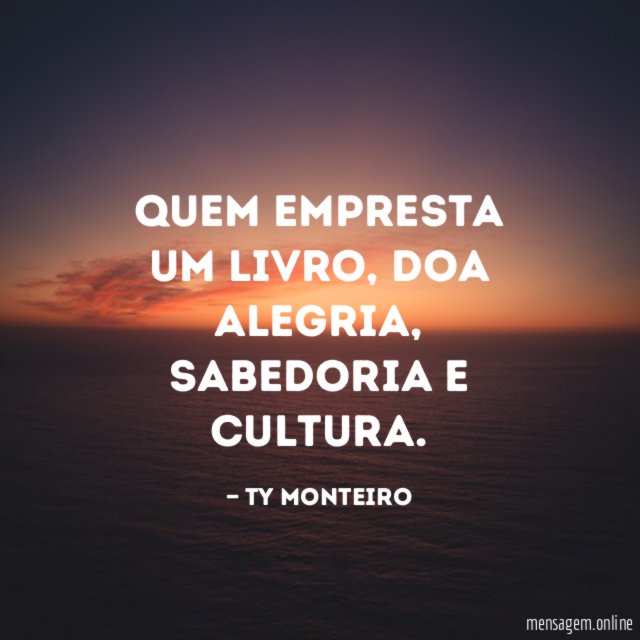 Quem empresta um livro