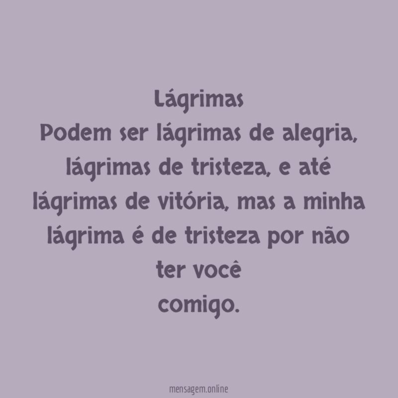 Lágrimas