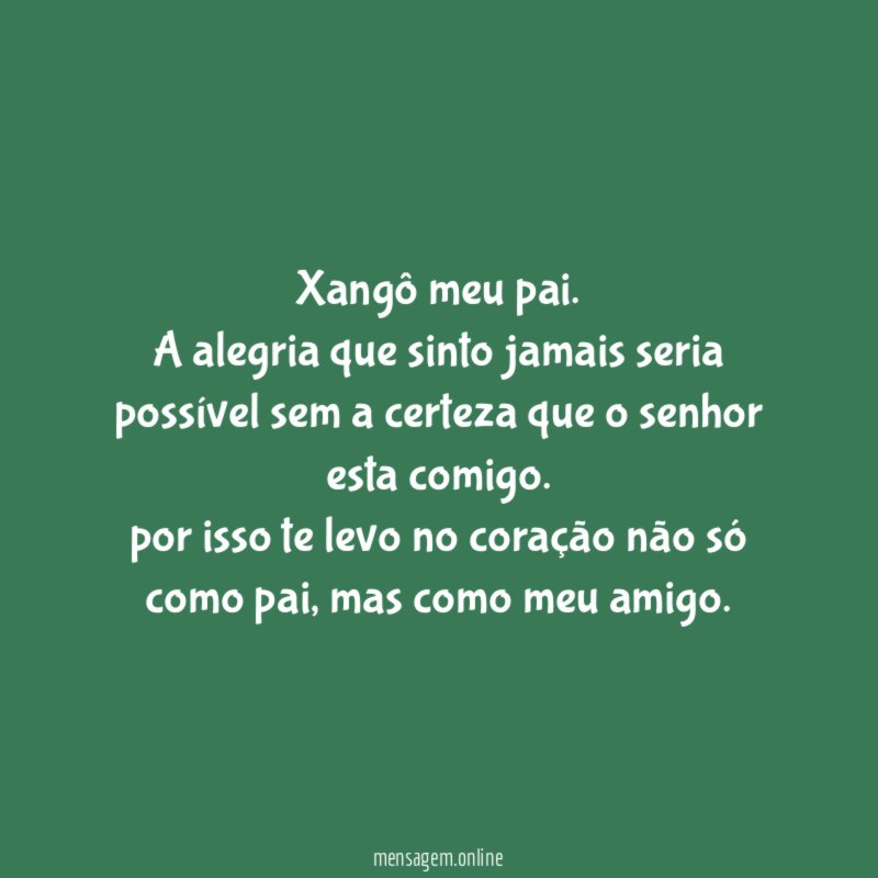 Xangô meu pai