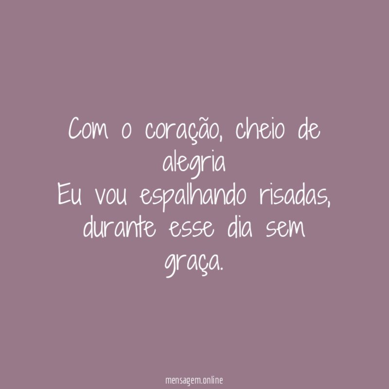 Com o coração