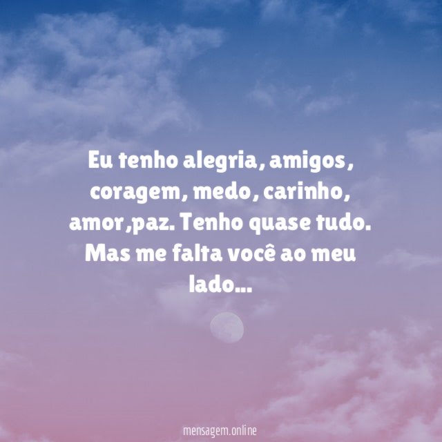 Eu tenho alegria