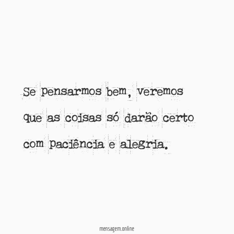 Se pensarmos bem