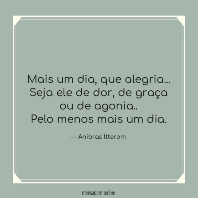 Mais um dia