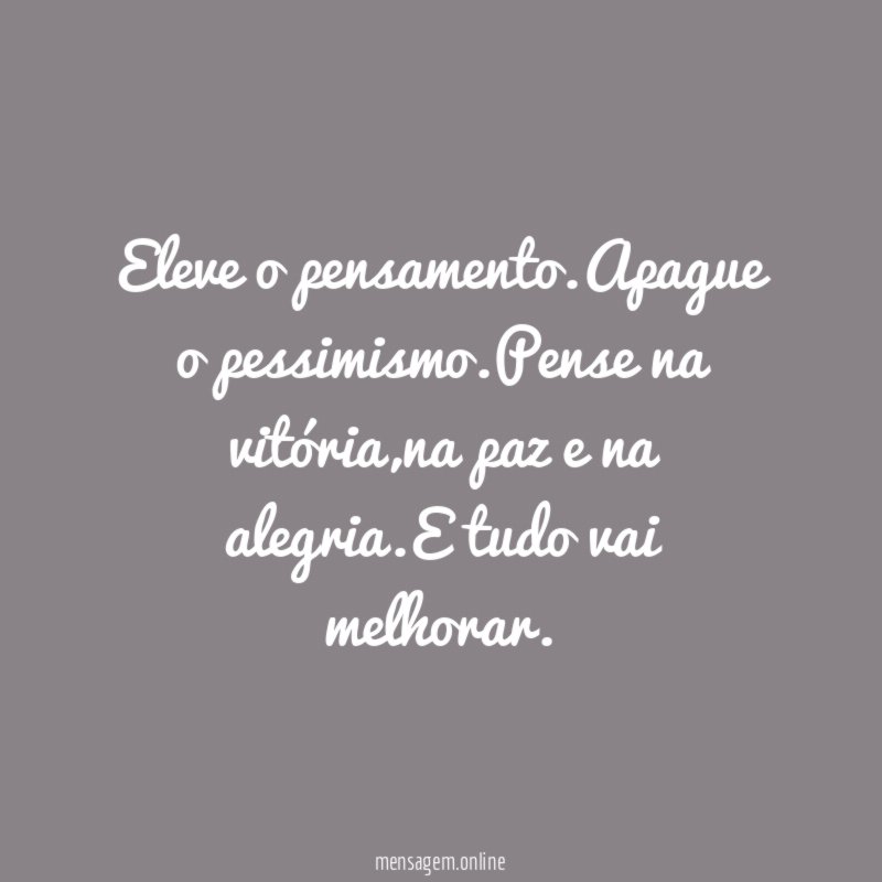Eleve o pensamento