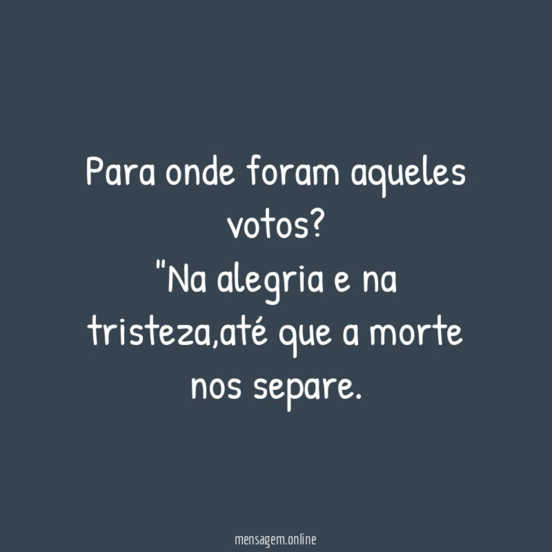 Para onde foram aqueles votos