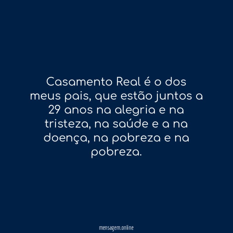 Casamento Real é o dos meus pais