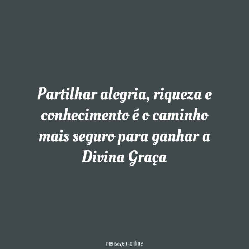 Partilhar alegria