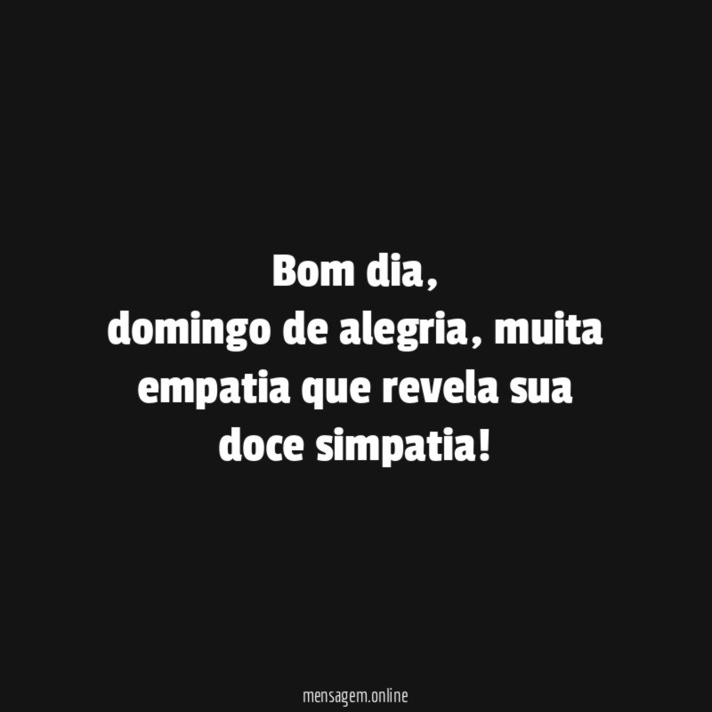 Bom dia