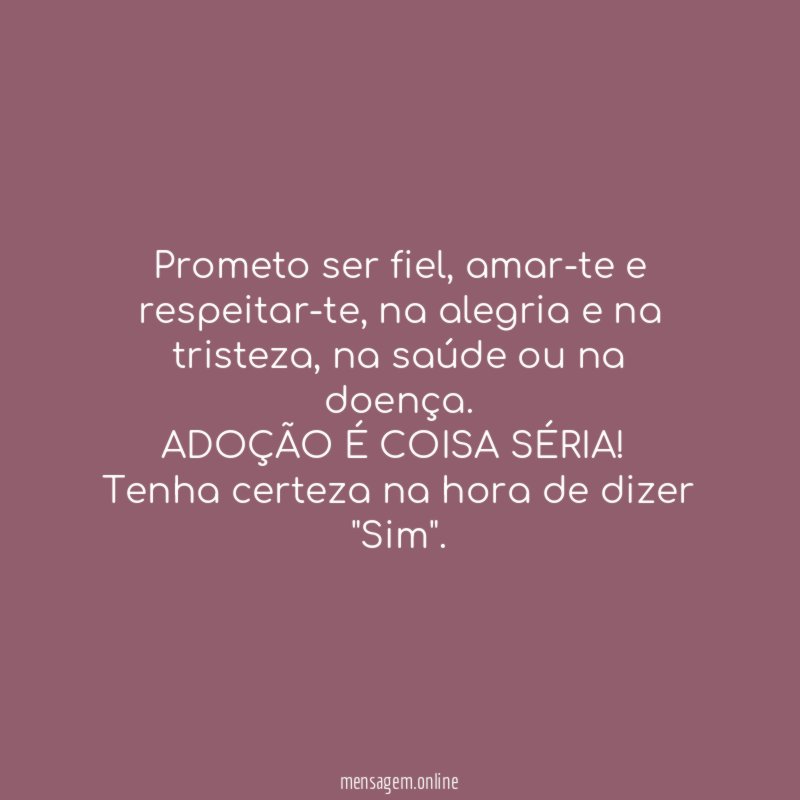 Prometo ser fiel