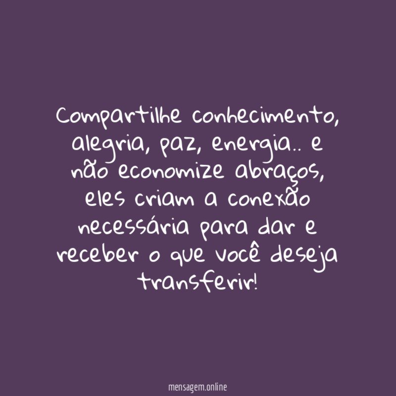 Compartilhe conhecimento