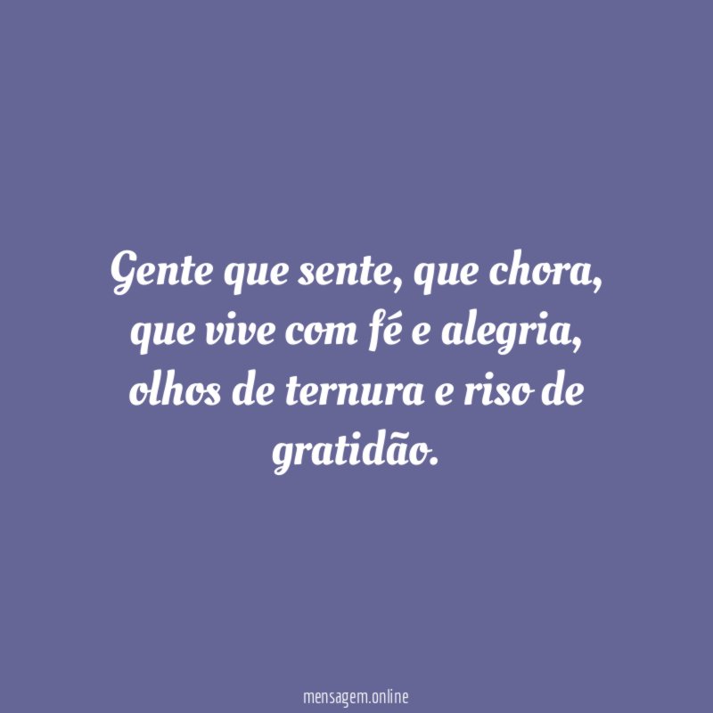 Gente que sente