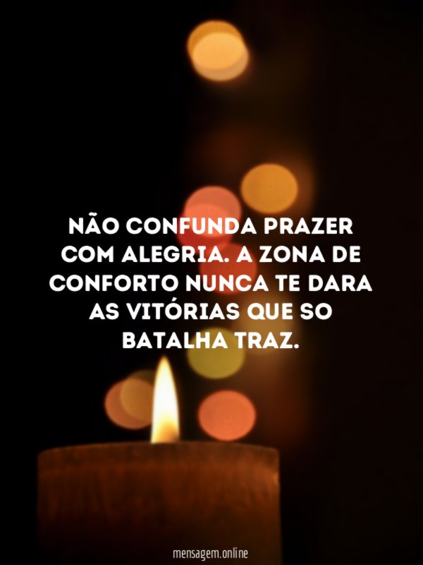 Não confunda prazer com alegria