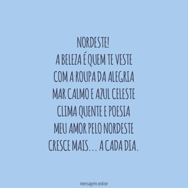NORDESTE!