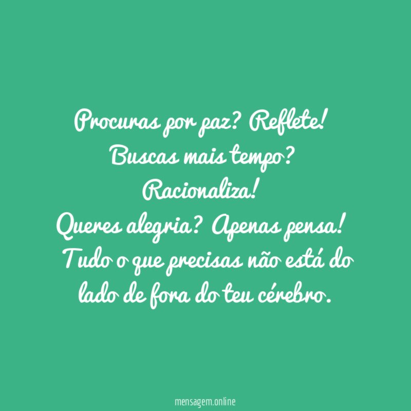 Procuras por paz