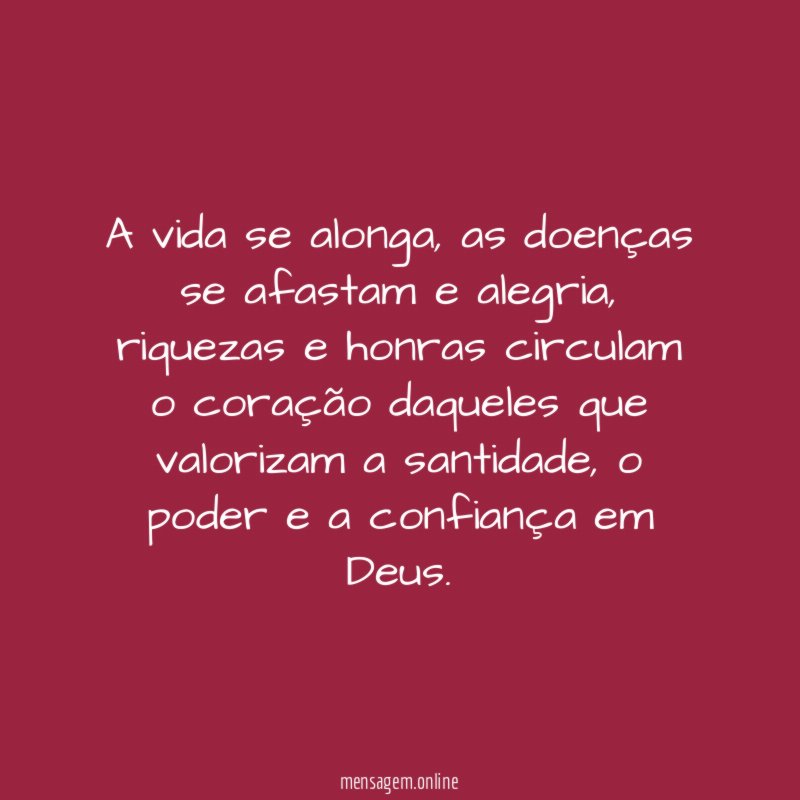 A vida se alonga